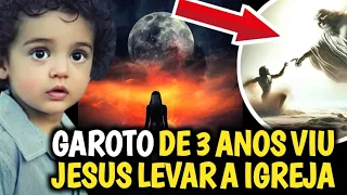 GAROTINHO DE 3 ANOS VIU JESUS VIR BUSCAR A IGREJA EM GLÓRIA.