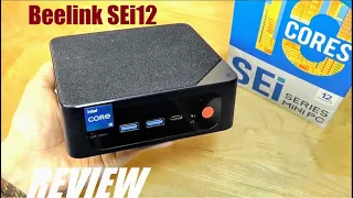 REVIEW: Beelink SEi12 Mini PC - Powerful 10 Core CPU (i5-1235U) - Fabric Cooling?