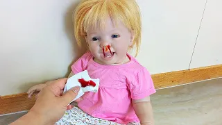 Reborn Girl Jenny Gets a Bloody Nose and Learns A Lesson