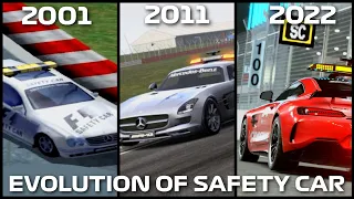 Evolution of the Safety Car in F1 Games