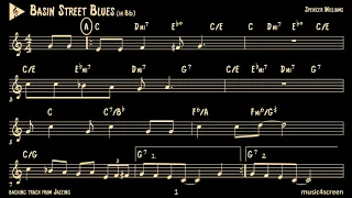 Basin Street Blues (in Bb) - Sheet Music with Backing Track