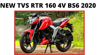 TVS APACHE RTR 160 4V BS6 2020 __Red,Black & Blue colours..Best bike in 160cc