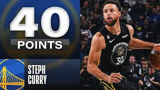 Steph Curry Makes History In 40-PT Performance 🔥 | November 11, 2022