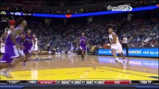 [10.7.13] Andre Iguodala - Fast Break Alley Oop Slam vs Kings (Preseason)