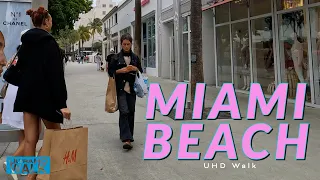 Miami Beach Walk 4k 🇺🇸 Walking tour of Miami Beach, Florida USA