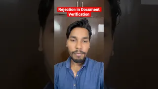 Rejected in Document Verification😥 | SSC CGL | #shorts #ssccgl #shortvideo #youtubeshorts