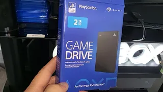 PlayStation PS4 add Storage Game Drive to PS5 installation