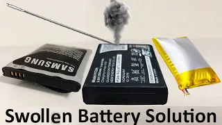 How to repair swollen mobile phone battery solution