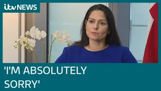 Priti Patel apologises after bullying probe found she broke ministerial code | ITV News