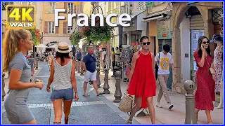 【4K】WALK Antibes France TRAVEL vlog in the French Riviera