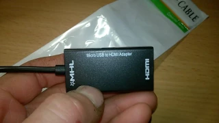 Адаптер переходник HDMI Micro USB к  A/V TV