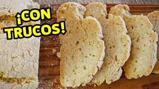 🔸 Pan sin TACC amasado con miga suave y corteza crocante [ RECETA FÁCIL sin lácteos ]