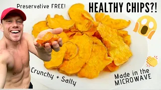 HOW TO MAKE CRISPY POTATO CHIPS IN MICROWAVE | HEALTHY