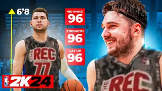 LUKA DONCIC BUILD w/ 96 Layup, 96 Middy and 96 Strength = UNGUARDABLE