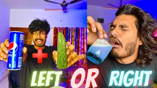 Left or right challenge with family 🤩