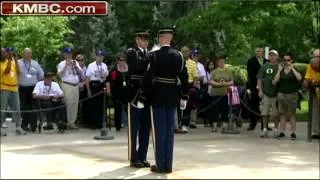 Honor Flight Veterans Visit Arlington Cemetery