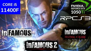 RPCS3 - 3 Infamous Games Tested - GTX 1050ti + i5 11400F