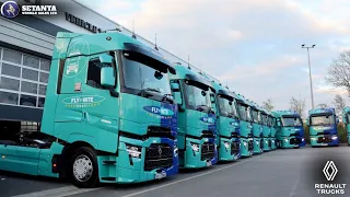 FlyByNite added 21 top-of-the-range Renault Trucks to our fleet! #deliverytruck #trucksales