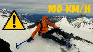 TEMPÊTE DE VENT A GOURETTE ! (Pic du Sanctus - 2482m)