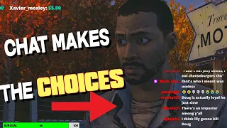 LETTING CHAT CHOOSE THE CHOICES. ( THE WALKING DEAD TELLTALE TWITCH LIVE STREAM PART 3)