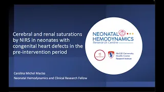 Cerebral and renal saturations by NIRS in neonates with congenital heart defects