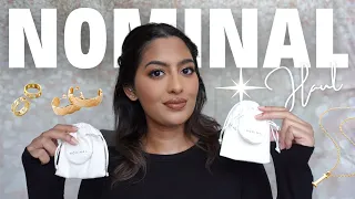 Nominal Jewelry Haul | Nominal Unboxing | 18K Gold Plated Affordable Jewelry Unboxing | Med Student