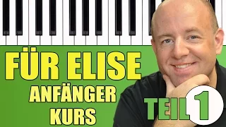 Klavier lernen für Anfänger: "Für Elise" Teil 1