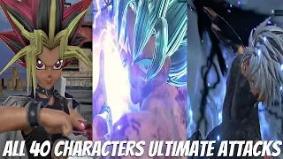 JUMP FORCE - All Characters Ultimate Attacks & Transformations (All 40 Characters) Full Game Roster