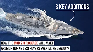 #usnavy Mod 2.0 Arleigh Burke upgrade -  4 destroyers slated to receive this !