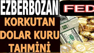 FED FAİZ KARARI / DOLAR / NE OLUR? / Dolar/TL / İçin Son Uyarı!!!.