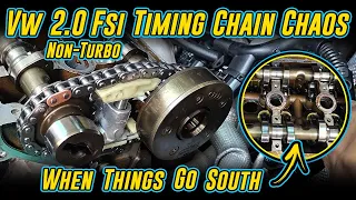 How To Replace A VW 2.0 FSI Timing Chain | VW Golf/Jetta Mk5