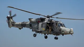 (Heli Operations) AgustaWestland AW159 Wildcat Arrival & Departure