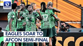 Dazzling Super Eagles Beat Angola To Reach AFCON Semis + More | Sports Tonight