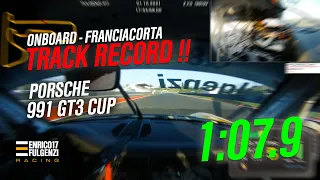 FRANCIACORTA ONBOARD | 1:07.9 Track Record Porsche Experience Center Bargnana | Porsche 911 GT3 Cup