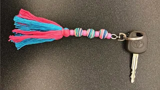 Arts & Crafts: Beaded Keychain with Tassel