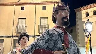 Cercavila dels gegants de Montbrió del Camp (Festa Major de Sant Pere 2023)