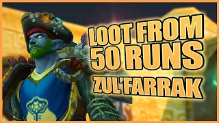 Loot from 50 Runs of Zul'farrak | World of Warcraft