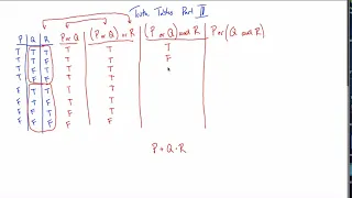 Truth Tables Tutorial - Part III