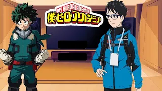 Deku as yuri// mha reacciona a deku es yuri// bnha x yuri on ice//yaoi//Andovita Chan :3// creditos