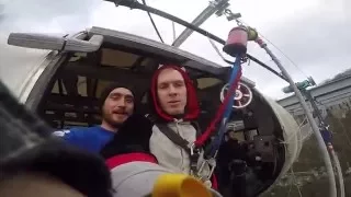 A J Hackett Skypark Sochi — Bungy 207 спиной вперёд (GoPro)