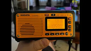 XHDATA D-608WB - primeiro teste de recepção