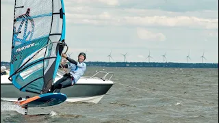 How to convert a big windsurf slalom boom to windfoil size