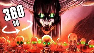 VR 360° Can YOU SURVIVE The Rumbling!? | Attack on Titan S4