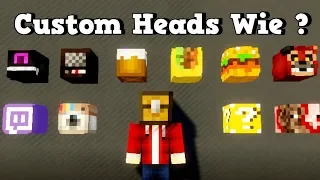 Wie bekommt man Custom Heads in Minecraft | Minecraft Deutsch Custom Heads Tutorial