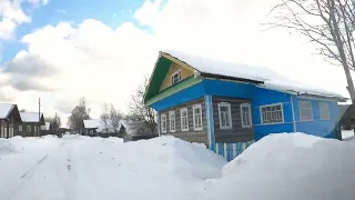 деревни в глубинке Русского Севера