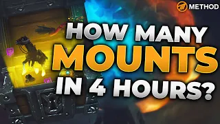 How Many Mounts Can You Get In 4 HOURS In World Of Warcraft?! | Mount Mania Episode 1