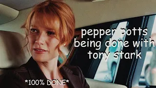 pepper potts being done with tony stark #01