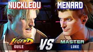 SF6 ▰ NUCKLEDU (Guile) vs MENARD (Luke) ▰ High Level Gameplay