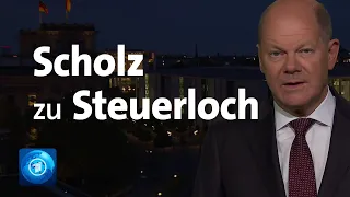 Scholz: "Wir werden uns verschulden müssen" | tagesthemen-Interview