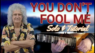 "You Don't Fool Me" - Queen | 【Guitar solo cover + Slow playthrough】
